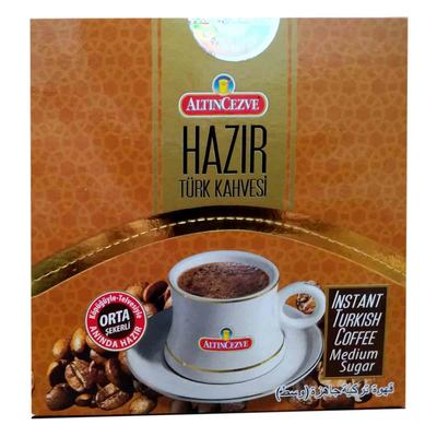 Altıncezve Hazır Türk Kahvesi Orta Şekerli 9 Gr X 20 Pkt