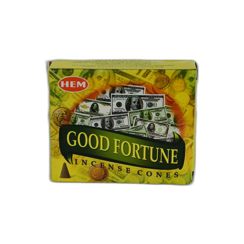 Iyi Şans Talih Servet Çekme 10 Konik Tütsü - Good Fortune Incense Cones