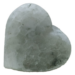 LokmanAVM - Kalp Şekilli Çankırı Doğal Kaya Tuzu Sabunu Beyaz 350-450 Gr Görseli