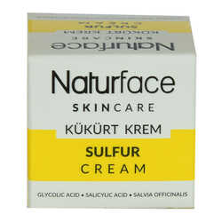 Naturface - Kükürt Krem Adaçayı Yağlı Cilt Bakımı Sulfur Cream 20 ML Görseli