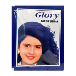 Glory - Mor Hint Kınası (Purple Henna) 10 Gr Paket (1)