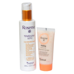 Yüz Temizleme Seti - Peeling & Temizleme Sütü