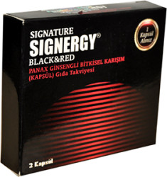 Signature Black Red Bay Bayan 2Kapsül